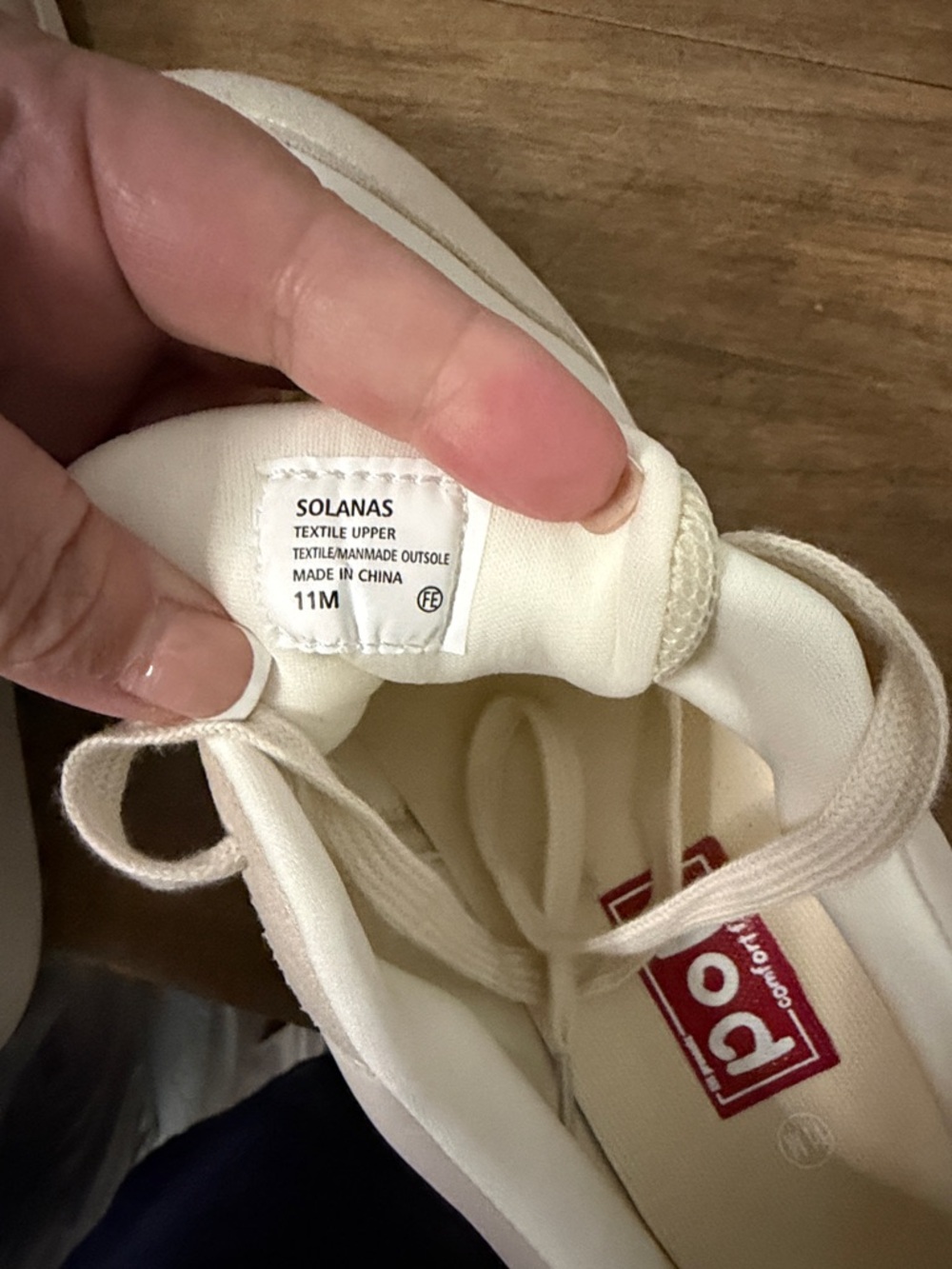 POP Solanas Casual Women's Cream & White Sneakers size 11 NEW - Picture 6 of 7